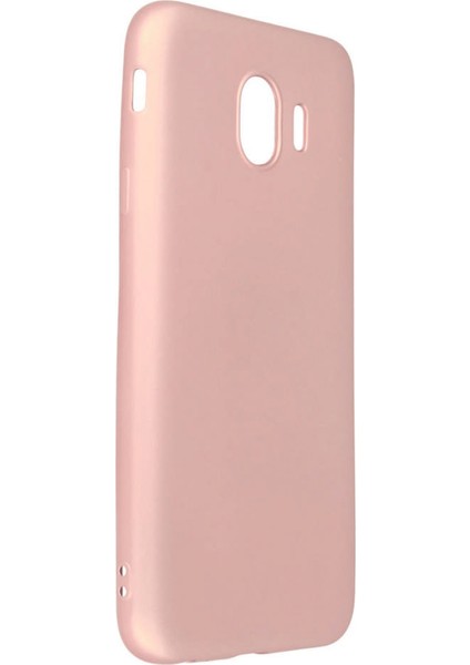 Samsung Galaxy J4 Kılıf Premium Rubber Silikon - Rose Gold