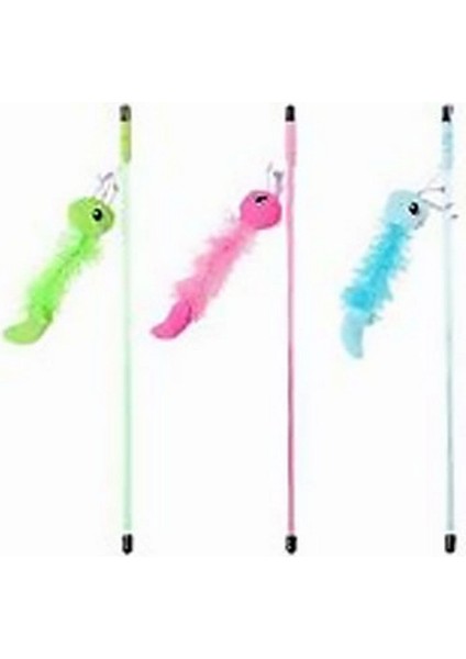 Kedi Oltası Yeşil Tırtıl 48 Adet Kutulu