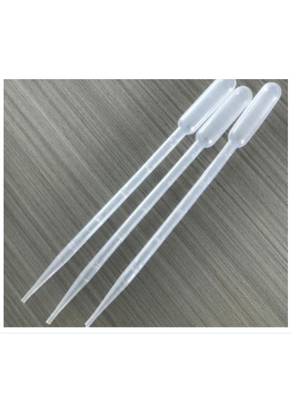 Bilim Kutusu Pastör Pipeti/damlalık Seti 3 ml Kapasiteli 20 Adet Taksimatlı Pastör Pipeti