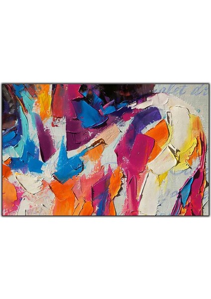 Soyut Kadın Yaglı Boya Dokulu Tablo fiyatları