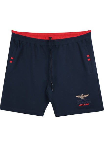 Erkek Büyük Beden Likralı Penye Şort Dekons Lacivert fırsatları