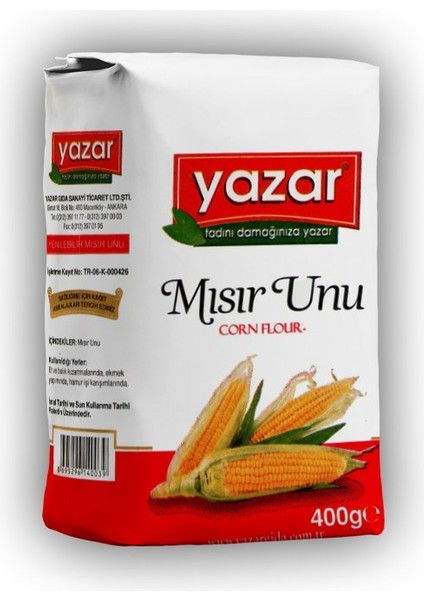 Mısır Unu 400 gr x 10 Paket (Glutensiz)