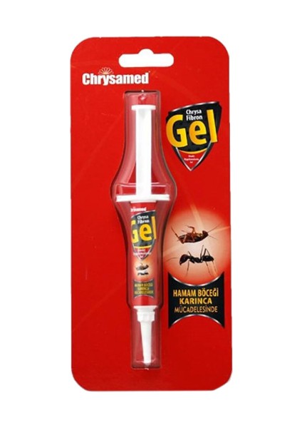 Hamam Böceği ve Karınca Jeli 5 gr Chrysamed Fibronx2 Adet