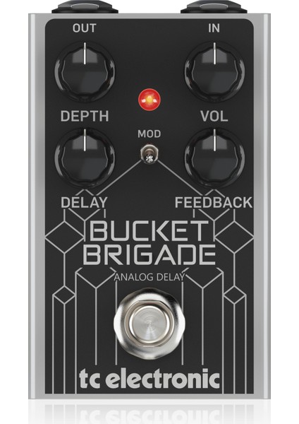 Tc Electronıc Bucket Brıgade Analog Pedal