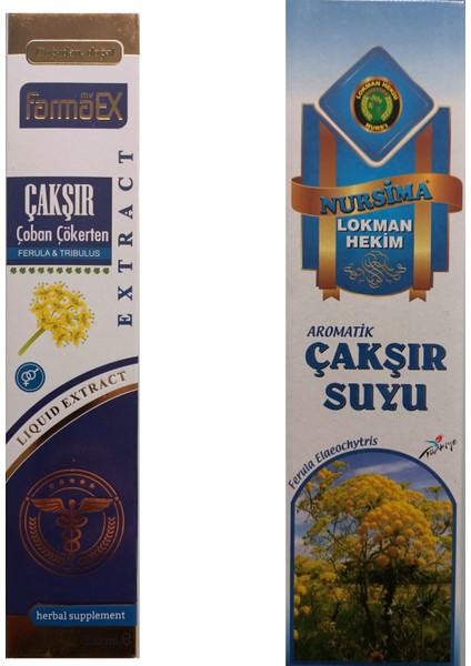 Çakşır & Çoban Çökerten Ekstrat + Çakşır Suyu Avantajlı Paket