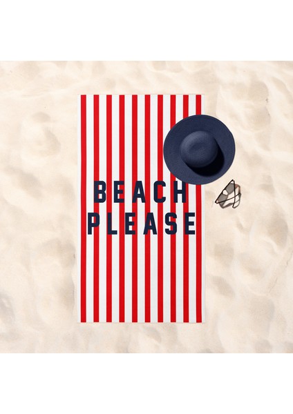 Beach Please Plaj Havlusu - Mıcrofıber