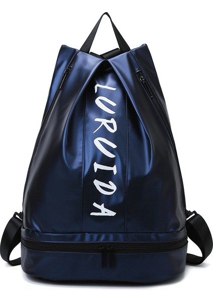 Yüzme Çantası Erkekler ve Kadınlar Kuru ve Islak Ayırma Büyük Kapasiteli Eğitim Spor Fitness Çantası Yoga Sırt Çantası Taşınabilir Saklama Çantası (Yurt Dışından) fiyatları