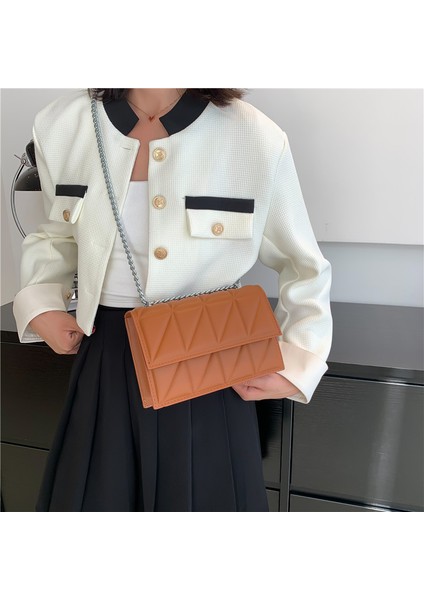 Trendy Moda Zincir Küçük Kare Çanta (Yurt Dışından) fırsatları