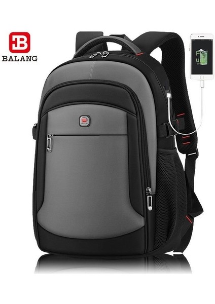 Sırt Çantası Erkek Iş Sırt Çantası Açık Seyahat Eğlence Erkek Laptop Çantası Moda Öğrenci Okul Çantası Orta Okul (Yurt Dışından)