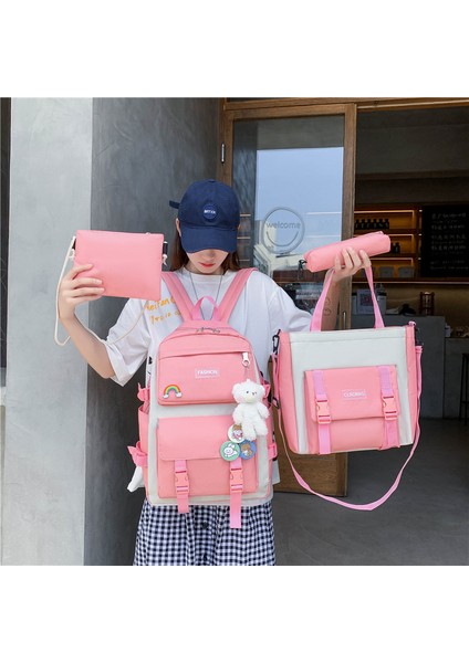 Orta ve Lise Öğrencileri Için Harajuku Tarzı Kampüs Okul Çantaları (Yurt Dışından)