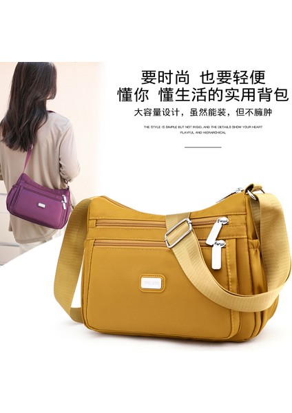 Kadın Naylon Oxford Kumaş Küçük Çanta Basit Omuz Askılı Çanta (Yurt Dışından) modelleri