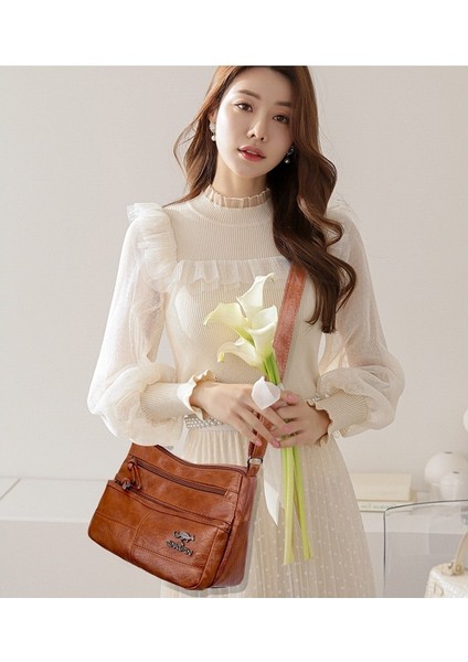 Ruichihu Kadın Su Geçirmez Omuz Çantası - Siyah (Yurt Dışından) fiyatları