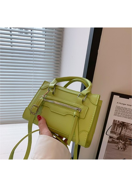 Trendy Moda Motosiklet Çantası Doku Niş Tüm Maç Basit Omuz Askılı Çanta (Yurt Dışından)