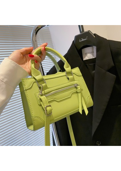 Trendy Moda Motosiklet Çantası Doku Niş Tüm Maç Basit Omuz Askılı Çanta (Yurt Dışından) indirimleri