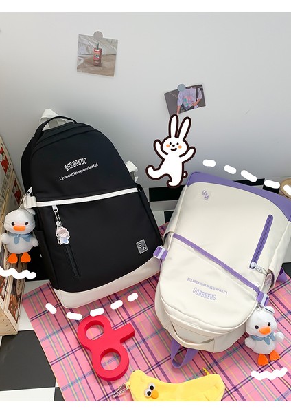 Ins Büyük Kapasiteli Kız Çocukları Için Kampüs Tarzı Rahat Sırt Çantası (Yurt Dışından) fiyatları