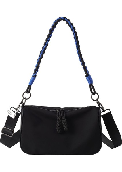 Batı Tarzı Net Kırmızı Omuz Çantası Basit Günlük Messenger Çanta (Yurt Dışından)