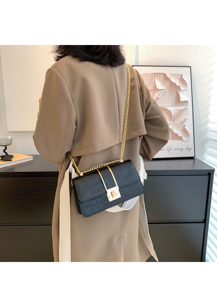 Çantalar Omuz Çantası Aksiller Moda Zincir Çanta Trend Doku Gündelik Taş Desen Işe Gidip Gelme (Yurt Dışından) modelleri