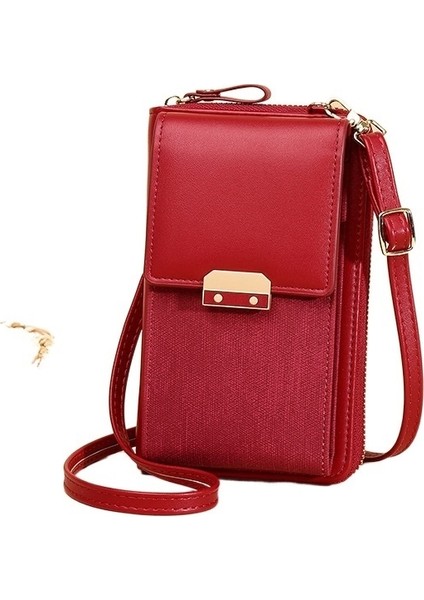Kadın Çantası Cep Telefonu Çantası Basit Bayan Omuz Çantası Messenger Çanta (Yurt Dışından)