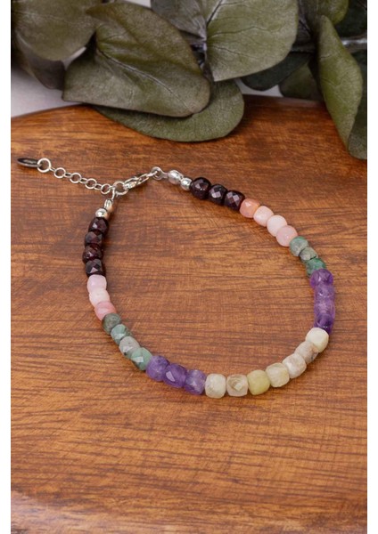 Akrep Burcu Doğal Taş Bileklik (925 Ayar Gümüş Aparatlı) fiyatları