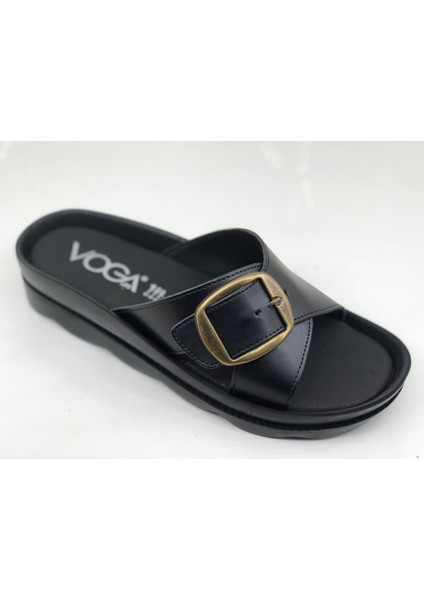 1721 Siyah Comfort Casual Anatomik Günlük Terlik modelleri