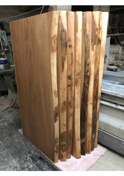 Naturel Kütük Masa Üstü Tablası 90X180.CM