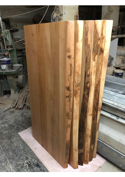 Naturel Kütük Masa Üstü Tablası 90X180.CM