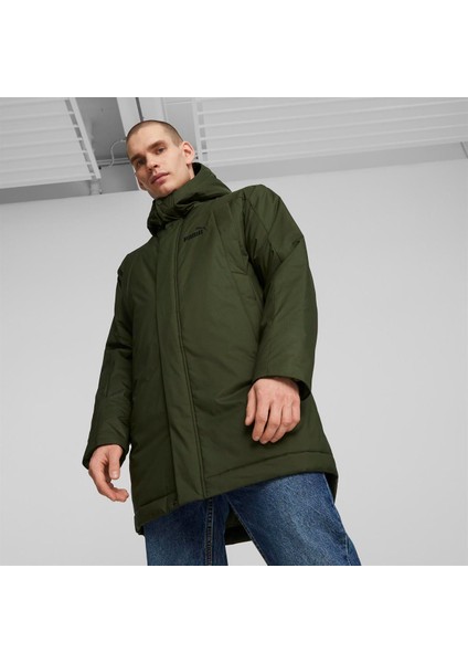 Hooded Padded Parka Erkek Mont