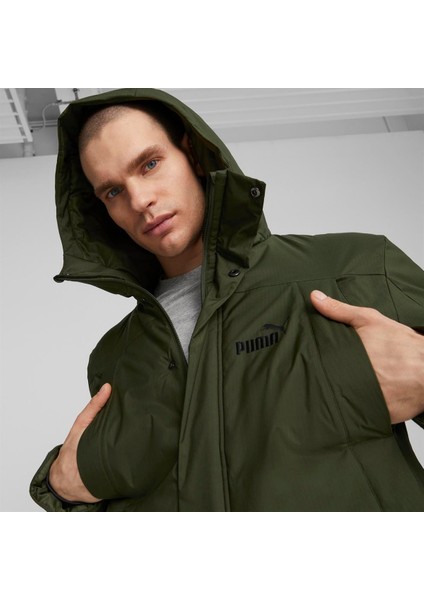 Hooded Padded Parka Erkek Mont
