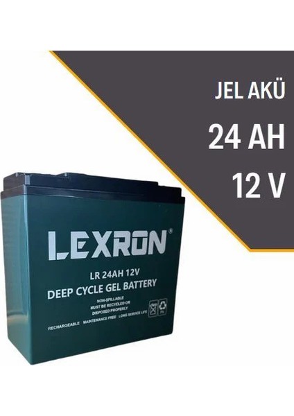 24AH-12V Jel Akü