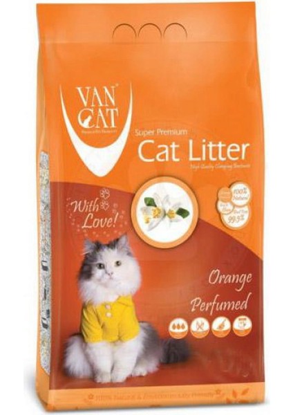 Van Cat Portakal Kokulu Ince Kedi Kumu 10KG