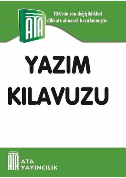 Yazım Kılavuzu