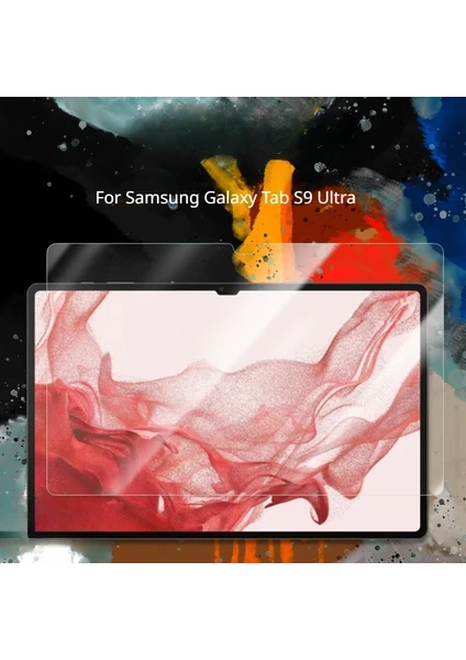 Samsung Galaxy Tab S9 Ultra 14.6 Uyumlu 9h Nano Ekran Koruyucu Temperli Cam Filmi