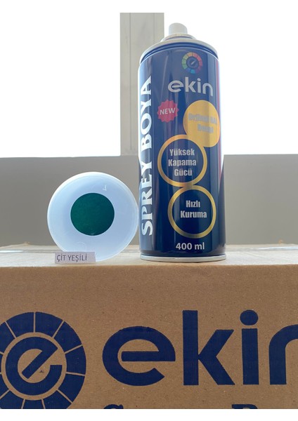 400 ml Çit Yeşili 15'li Koli Sprey Boya