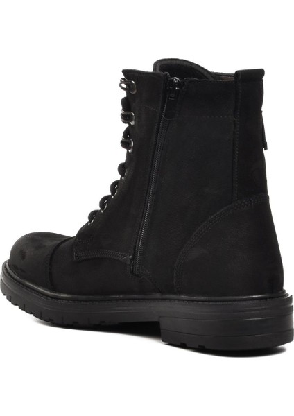 381800 Siyah Nubuk Deri Erkek Bot fırsatları