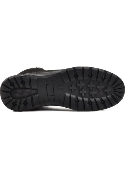 221110 Siyah Nubuk Deri Erkek Bot indirimleri