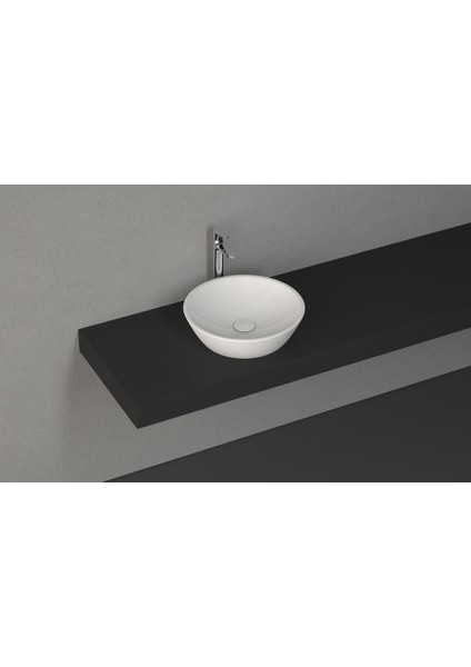 İsvea Sistema Y Soft Tezgah Üstü Lavabo 45 cm 10SY66045 Beyaz