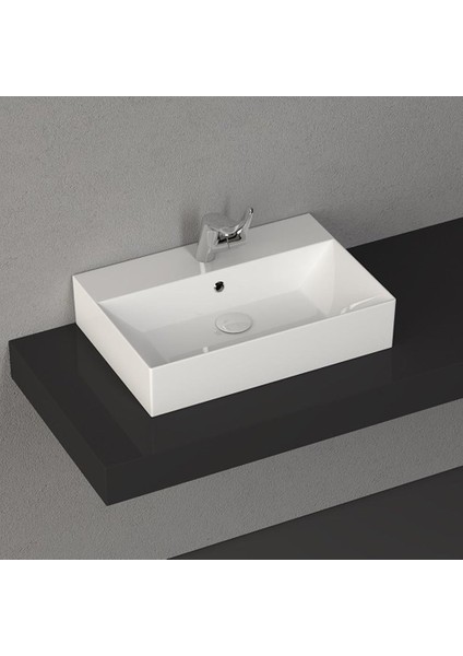 İsvea Sistema Z Frame Dolap Uyumlu Lavabo 60 cm Beyaz 10SF50060