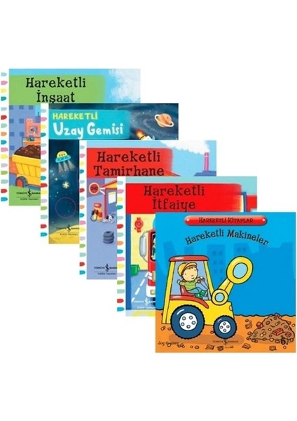 Hareketli Kitaplar / Inşaat - Uzay Gemisi - Tamirhane - Itfaye - Makineler
