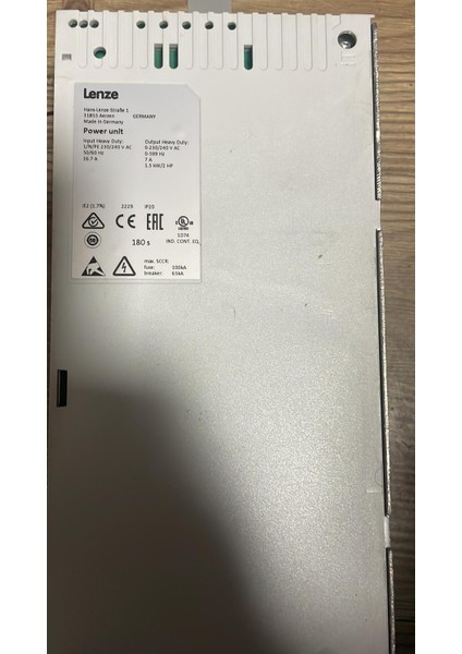31855 Aerzen Inverter Sürücü 1,5 Kwa 7 Amper fiyatları