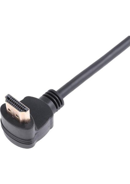 HDMI Dişi Erkek Uzatma 90 Derece Dirsek Çevirici Dönüştürücü Kablosu indirimleri