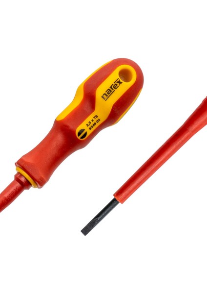 834001 Slim Serisi Elektrikçi Izoleli Düz Tornavida 2.5X75 mm fiyatları