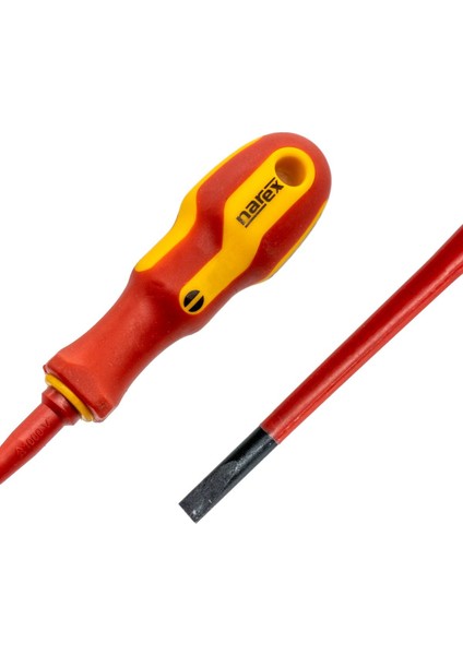 834005 Slim Serisi Elektrikçi Izoleli Düz Tornavida 4.0X100 mm