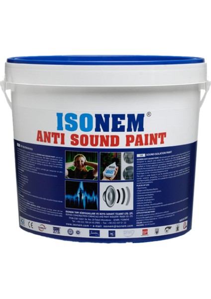 Anti Sound Paint Ses Yalıtım Boyası 5 Lt