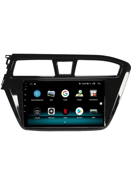 Hyundai I20 Android 10 Multimedya Carplay 2gb Ram + 32GB HDD Navigasyon Ekran
