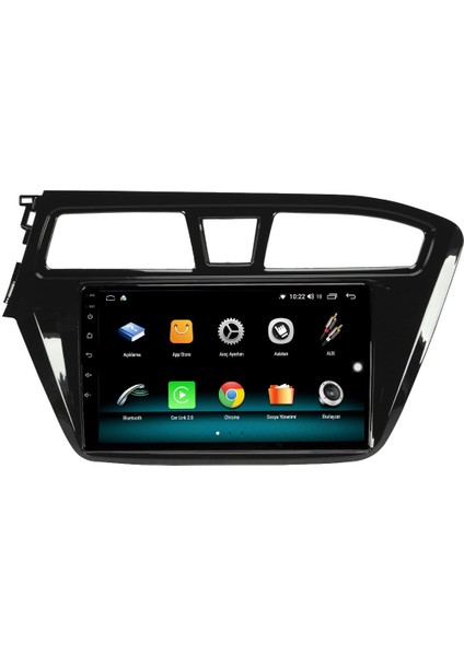Hyundai I20 Android 10 Multimedya Carplay 2gb Ram + 32GB HDD Navigasyon Ekran