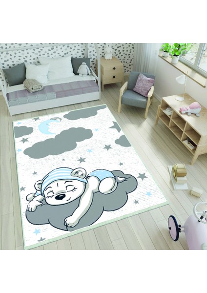 Yıkanabilir Bambu Yumuşak Beyaz Çocuk Halısı Bmb-Sd-262 fiyatları