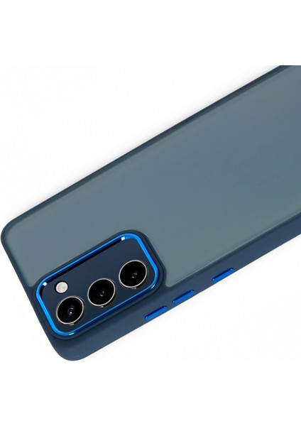 Samsung Galaxy S23 Plus Kılıf Freya Lazer Lens Kamera Çerçeveli Silikon Kapak