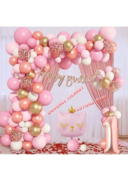 1 Yaş Doğum Günü Balon Zinciri