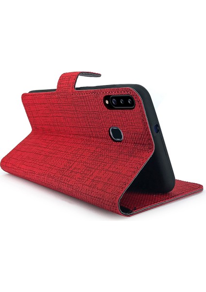 General Mobile Gm 10 Kılıf Fitcase Fabric Kapaklı Cüzdanlı