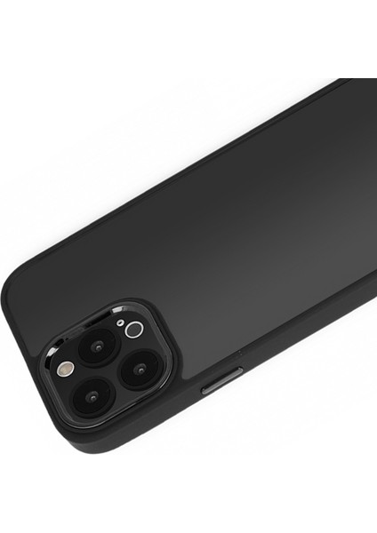 iPhone 13 Pro Max Kılıf Freya Lazer Lens Kamera Çerçeveli Silikon Kapak